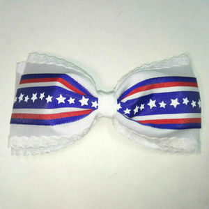 USA American Flag Handmade Bow Veterans Day 2019